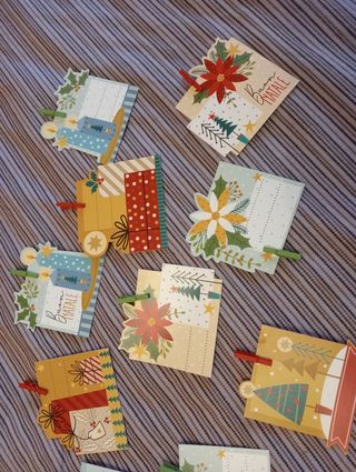 Bigliettini Natalizi con moletta