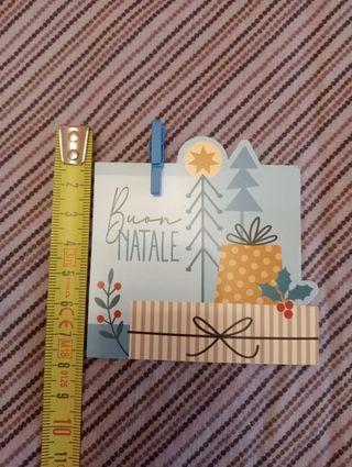 Bigliettini Natalizi con moletta