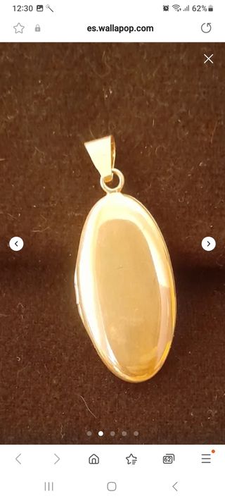 Guardasecretos, relicario, plata de ley