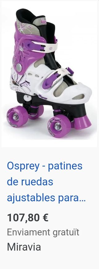 Patines Osprey ajustables niños