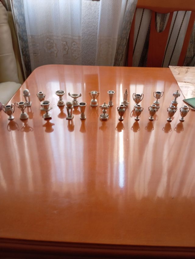 Trofeos real Madrid miniatura