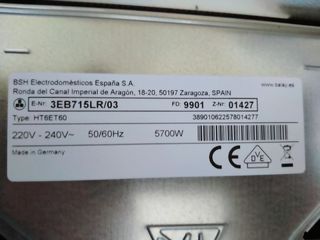 Placa Balay Vitrocerámica