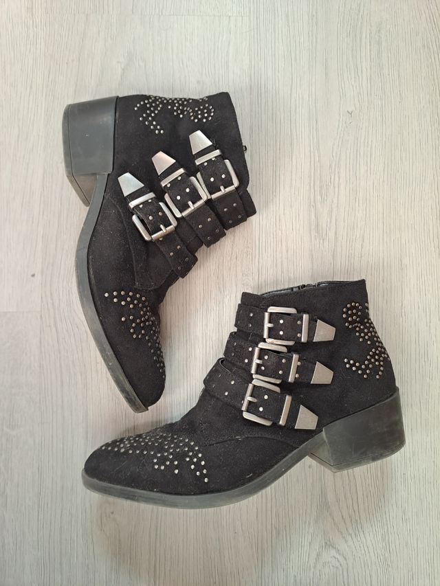 Botines negros 39