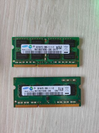 Memorias RAM 6GB Samsung (4+2)