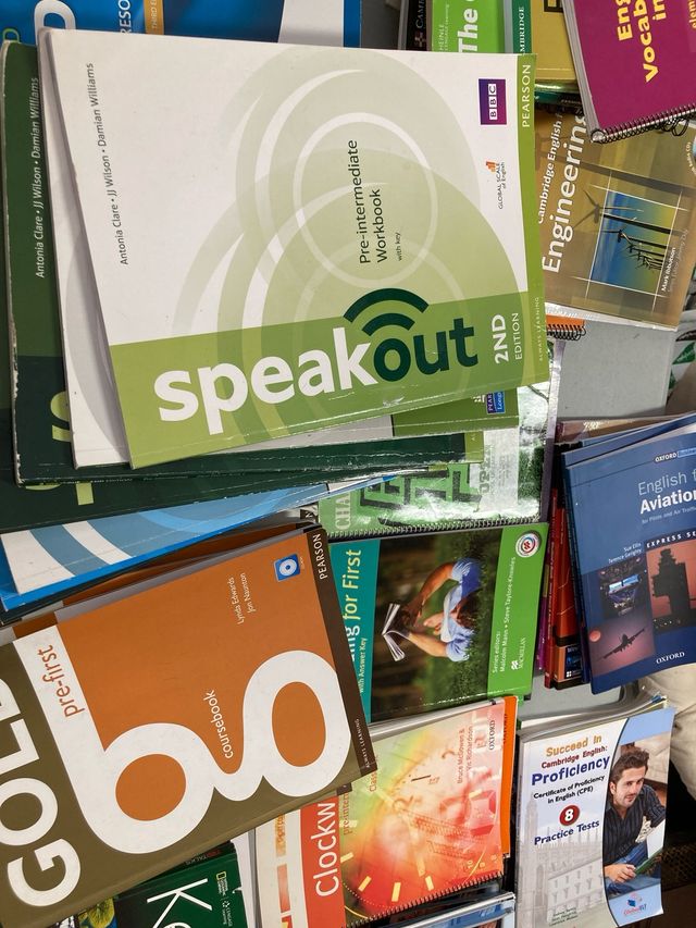 Lote 200 libros ingles todos los niveles