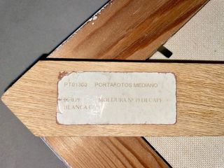 portafoto con cornice in legno decapato 12x16