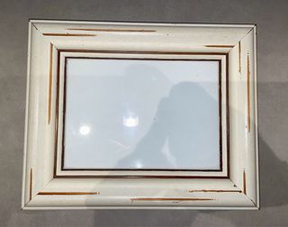 portafoto con cornice in legno decapato 12x16