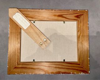 portafoto con cornice in legno decapato 12x16