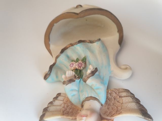 Statuetta angelo realizzato a mano