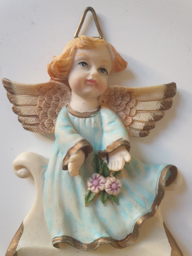 Statuetta angelo realizzato a mano