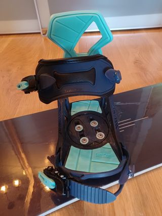 Tabla Snowboard con fijaciones de iniciación