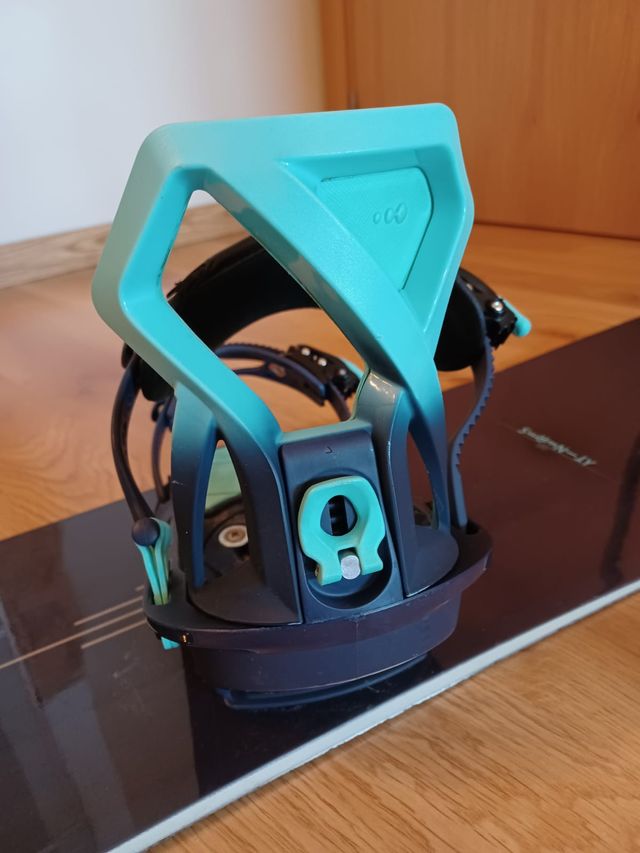 Tabla Snowboard con fijaciones de iniciación