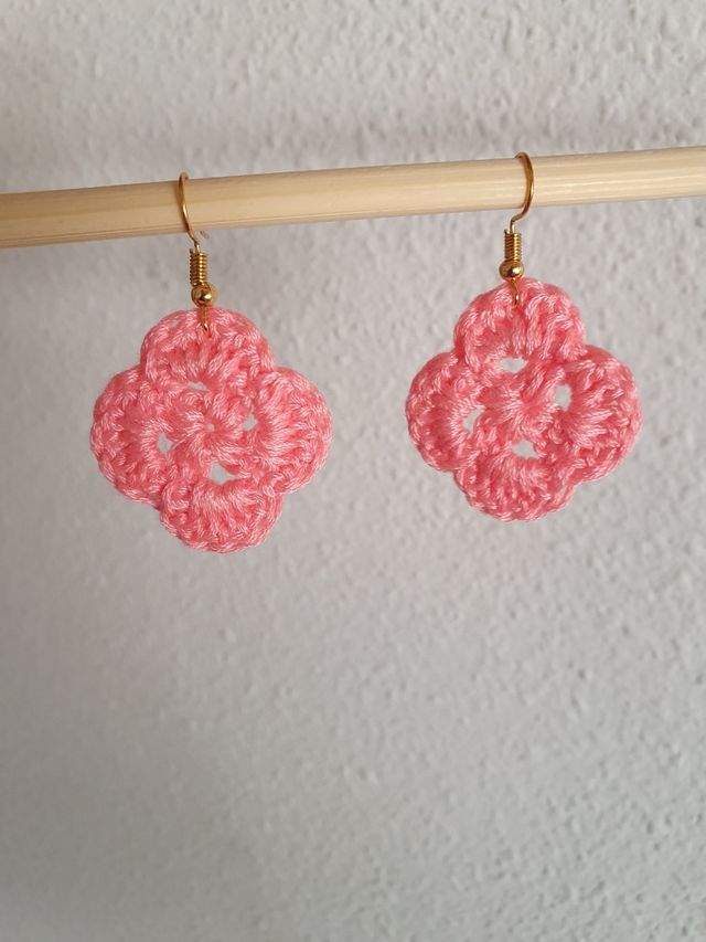 Brincos de crochet