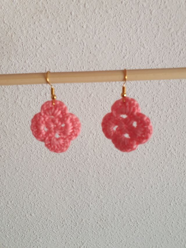 Brincos de crochet