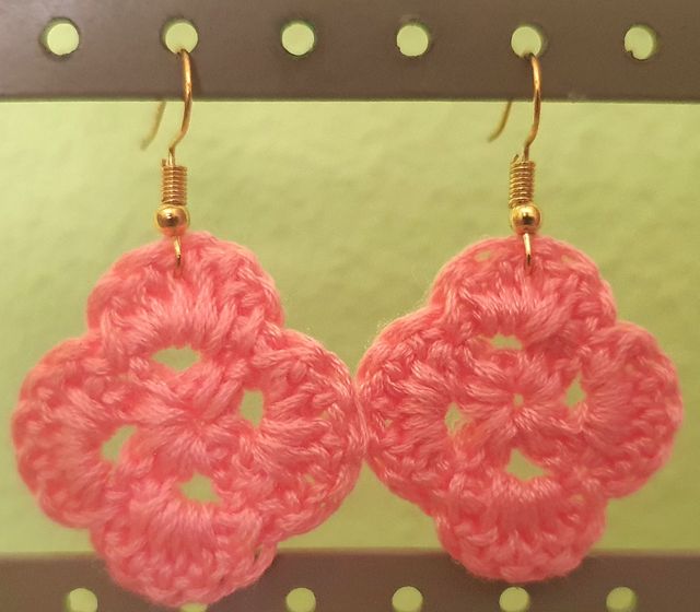 Brincos de crochet