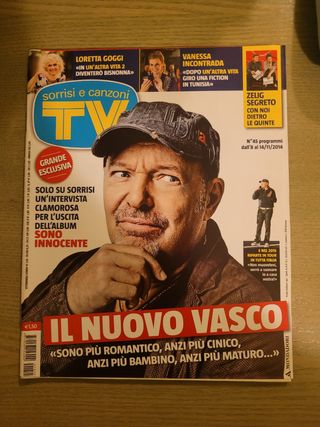 Rivista Tv Sorrisi e Canzoni N.45 - 14/11/2014