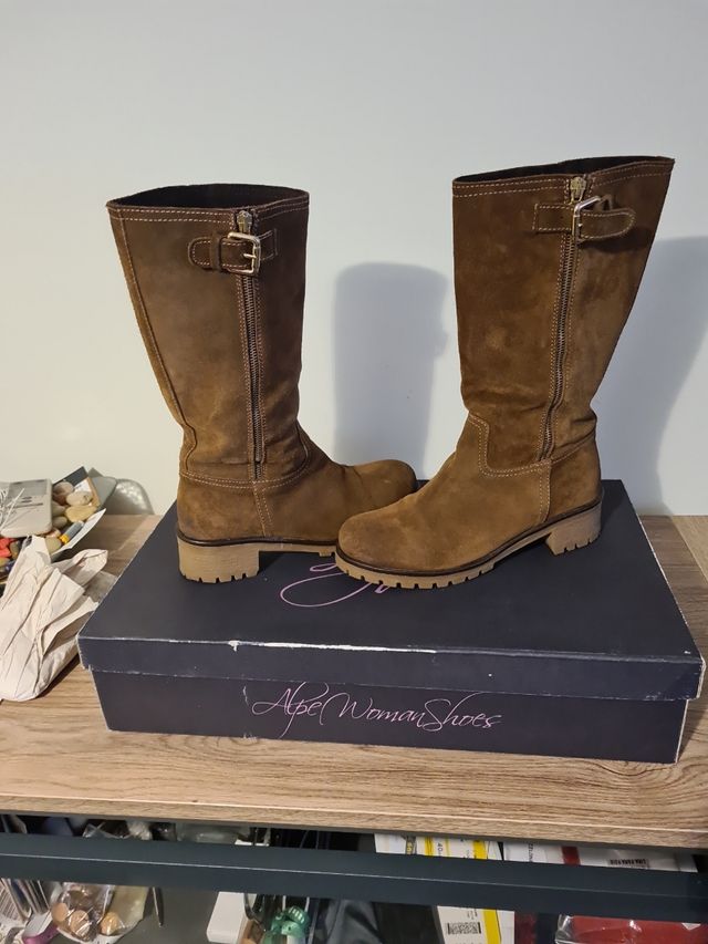 Botas de ante color Marron