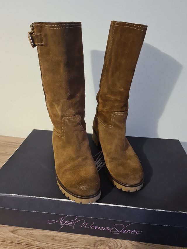 Botas de ante color Marron