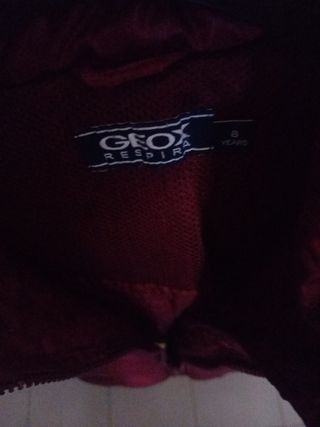 Giubbotto geox colore rosso scuro