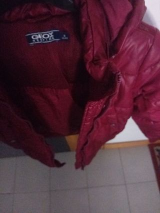Giubbotto geox colore rosso scuro