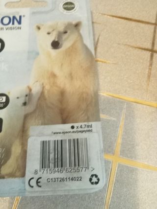 Cartuccia Epson 26 black