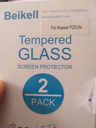 1 Cristal templado Huawei p20 lite
