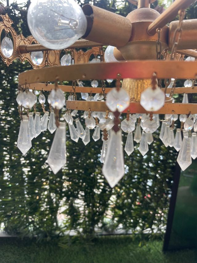 lampara araña vintage