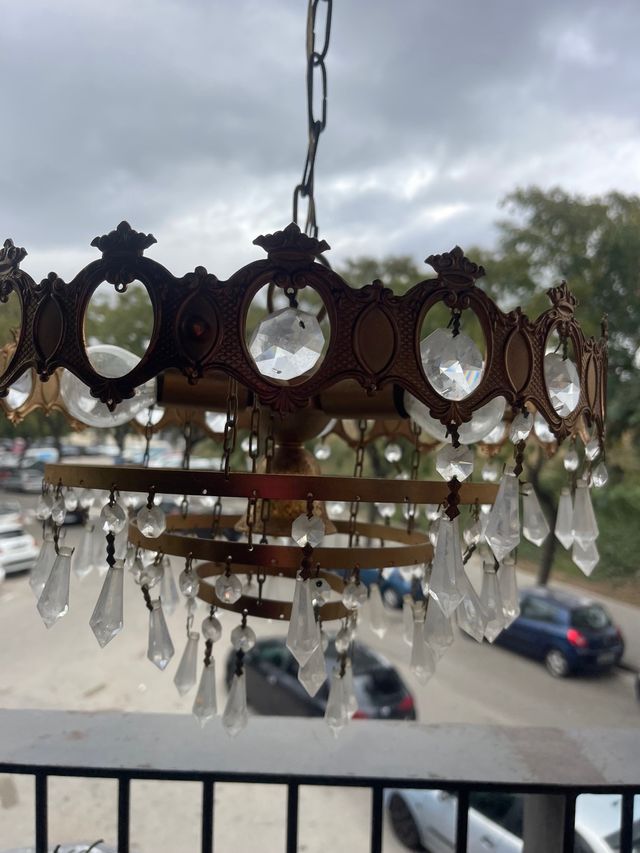 lampara araña vintage