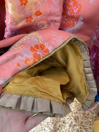 Vestido de fallera color salmon