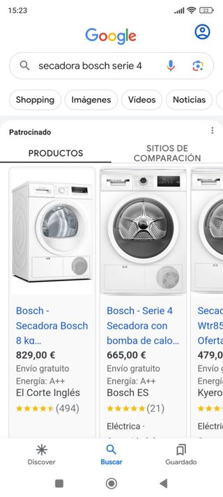 Secadora Bosch Serie 4 8kg A++