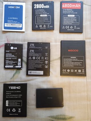 Baterías moviles ZTE, LG...