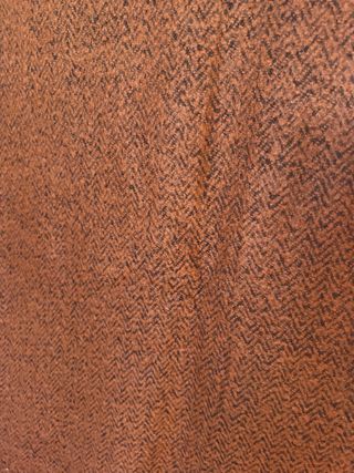 bufanda zara oversize marrón teja