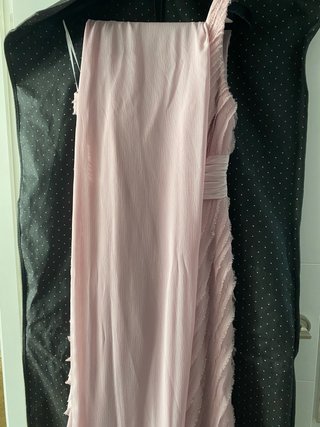 Vestido largo Pronovias rosa palo talla 36-38