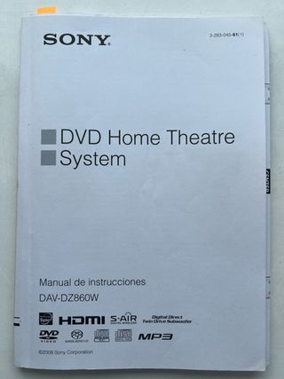 Home Cinema 5.1 SONY / IDVD Home Theatre System