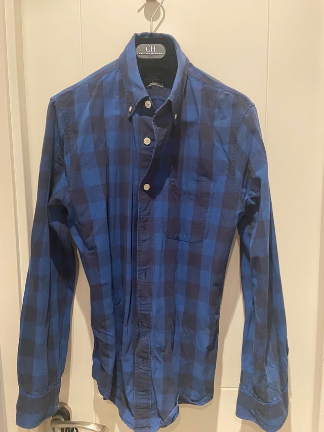Camisa cuadros azul Abercrombie