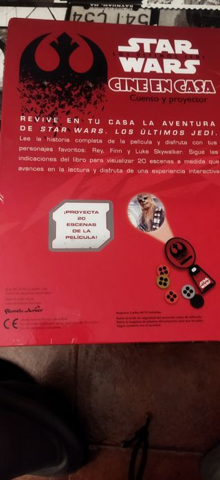 Cuento y proyector Los ultimos jedi