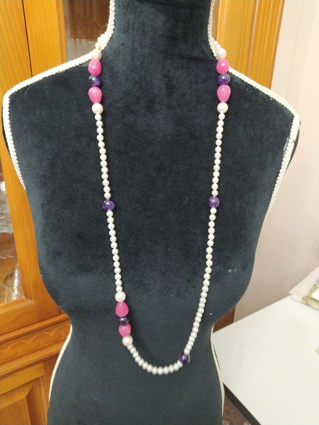 Collar cuentas colores