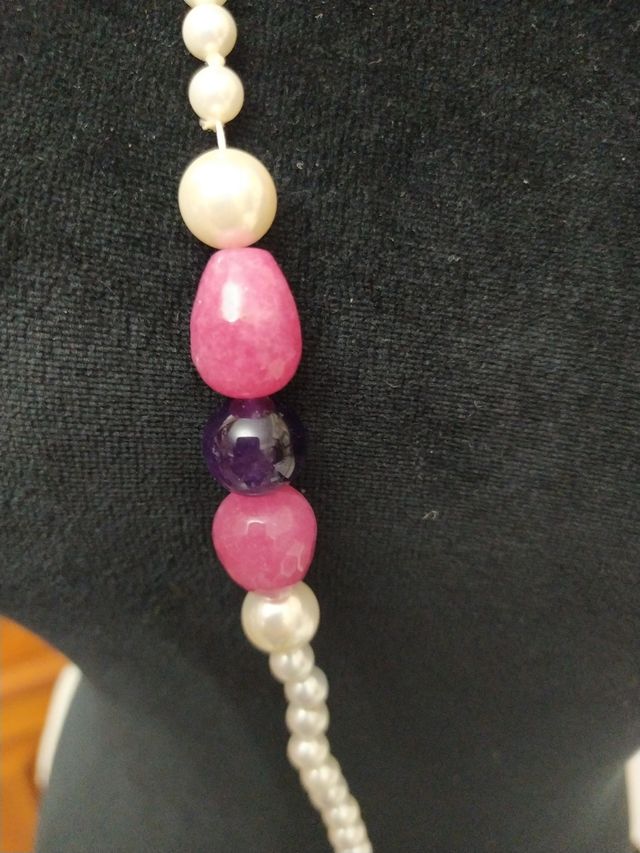 Collar cuentas colores