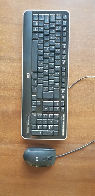 Teclado y ratón HP