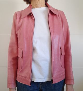 Cazadora de piel 100%