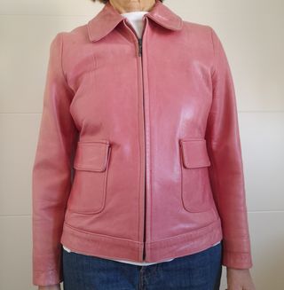 Cazadora de piel 100%