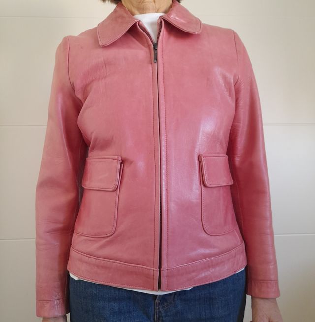 Cazadora de piel 100%