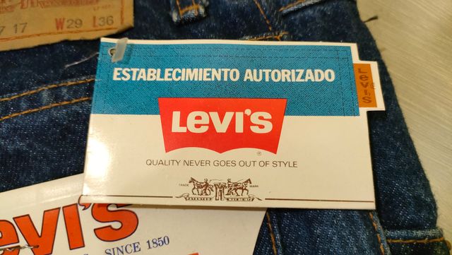 pantalon vaquero levis 601 vintage