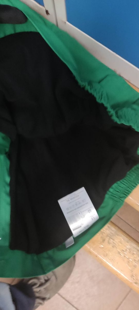 Pantalón de trabajo WORKO HV verde/amarillo