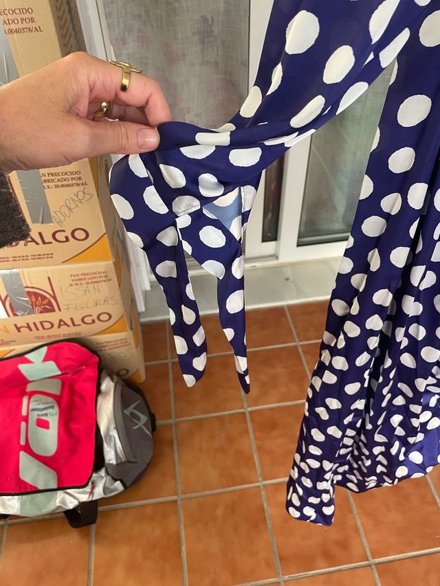 vestido de lunares talla 42