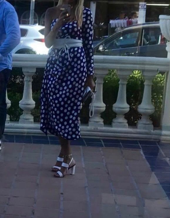 vestido de lunares talla 42