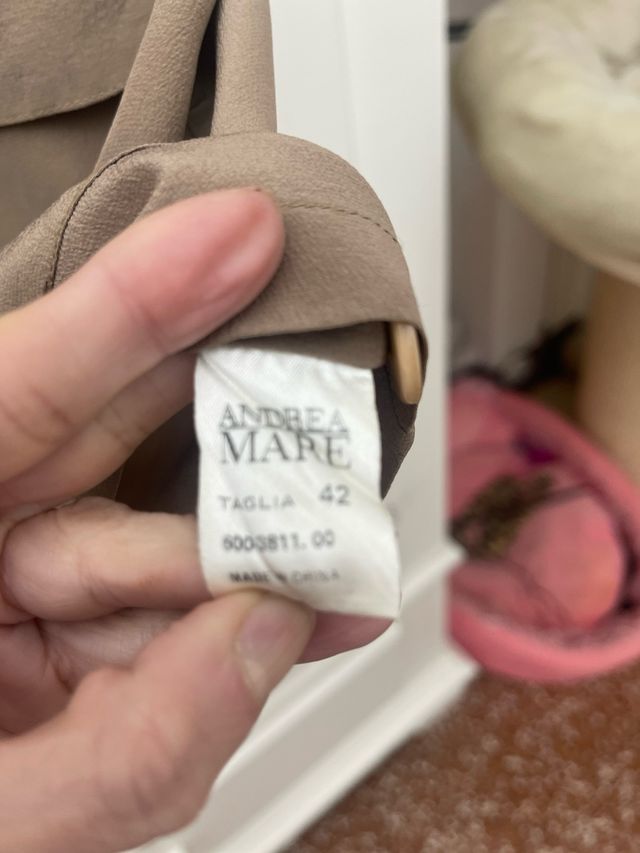 Cardigan in pura seta Andrea Mare tg 42