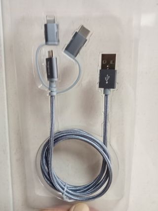 Cable USB triple