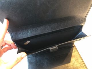 cartera piel portadocumentos