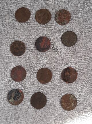 Monedas cobre